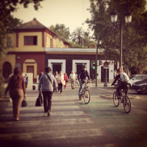 Travessia em Sevilha.